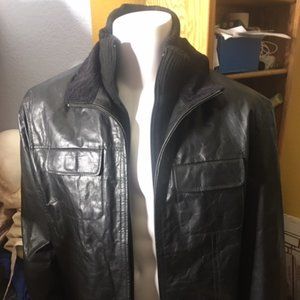 St. Johns Bay Leather Jacket